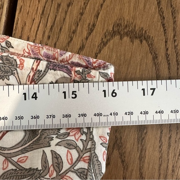 Anthropologie Love The Label One Balloon Sleeve Floral Peplum Blouse XS NWT - Picture 6 of 8